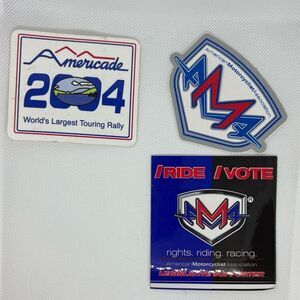 Americade and AMA Motorcycle Stickers